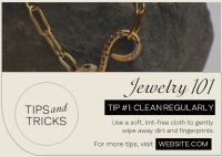 Jewelry Clean Minimal Postcard Design