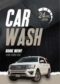 Car Wash Professional Service Poster