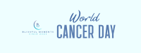 Cancer Day Ribbon Pin Facebook Cover