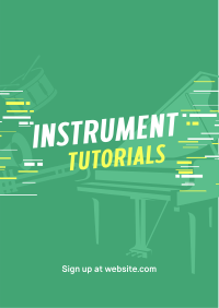 Music Instruments Tutorial Flyer