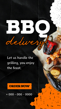 BBQ Delivery TikTok Video Design