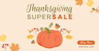 Thanksgiving Pumpkin Sale Facebook Ad