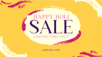 Brush Holi Festival Sale Facebook Event Cover