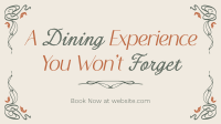  Art Nouveau Restaurant Animation