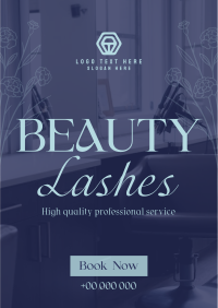 Fancy Beauty Lashes Flyer