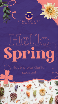 Hello Spring Instagram Reel Image Preview