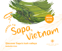 Sapa Vietnam Travel Facebook Post