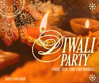 Diwali Party Facebook Post