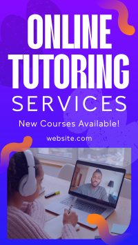 Online Tutor Services Facebook Story