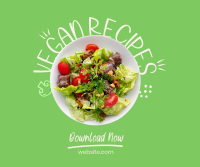 Vegan Salad Recipes Facebook Post