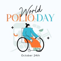 Polio Awareness Day Linkedin Post Design