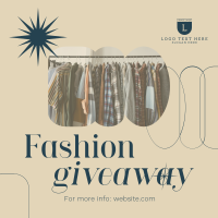 Elegant Fashion Giveaway Linkedin Post Design