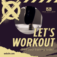 Start Gym Training Instagram Post Design