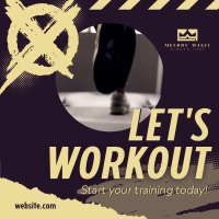 Start Gym Training Instagram Post