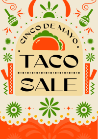 Cinco de Mayo Taco Promo Flyer