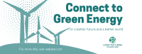 Green Energy Silhouette Facebook Cover