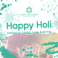 Holi Celebration Instagram Post