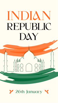 Celebrate Indian Republic Day Facebook Story