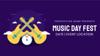 Music Day Fest Facebook Event Cover