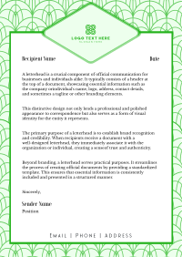 Corporate Letterhead example 3