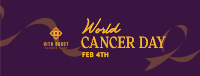 Cancer Day Support Facebook Cover Image Preview