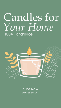 Home Candle Facebook Story