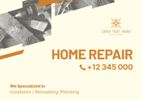 Modern Repair Service Postcard