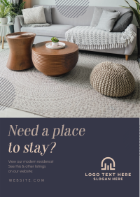 Cozy Place to Stay Flyer