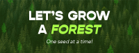 Forest Grow Tree Planting Facebook Cover