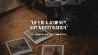 Life is a Journey YouTube Banner