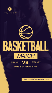 Upcoming Basketball Match TikTok Video