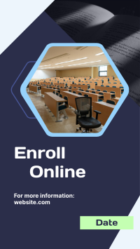 Online University Enrollment Instagram Story