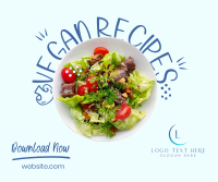 Vegan Salad Recipes Facebook Post