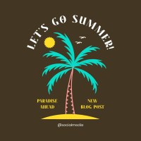 Party Palm Tree Instagram Post Image Preview