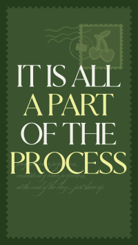 Enjoy the Process Motivational Quote Instagram Story