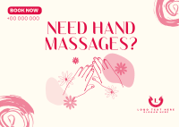 Solace Massage Postcard