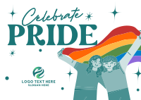 Pride Month Celebration Postcard