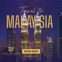 Travel to Malaysia Instagram Post