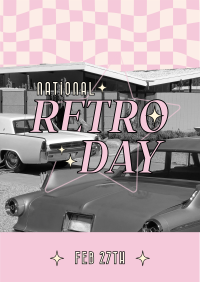 National Retro Day Flyer