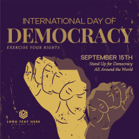 World Democracy Editorial Instagram Post