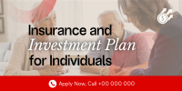 Insurance and Investment Twitter Post