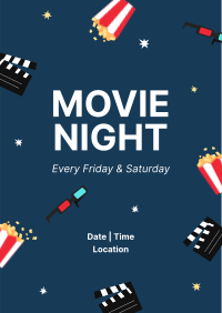 Fun Movie Night Flyer