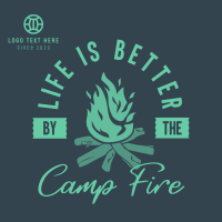 Camp Fire Instagram Post