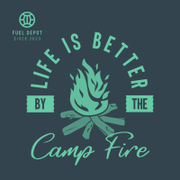 Camp Fire Instagram Post Image Preview