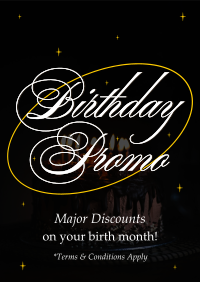 Birthday Promo Poster