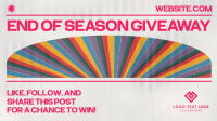 Retro Season End Giveaway Facebook Event Cover