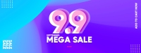 9.9 Mega Sale Facebook Cover