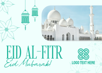 Eid Al Fitr Mubarak Postcard