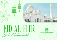 Eid Al Fitr Mubarak Postcard