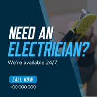 Quick Electrical Service Linkedin Post Design